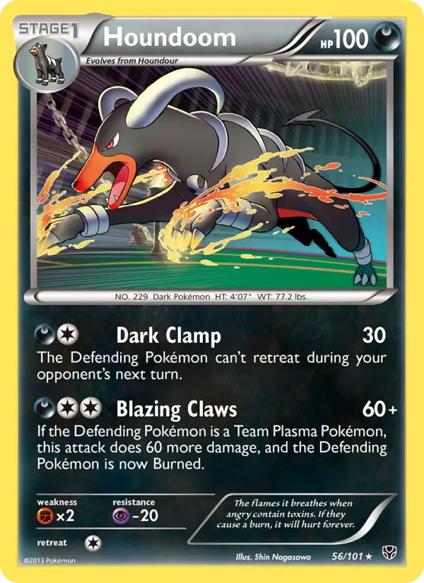 Houndoom, Pokémon card