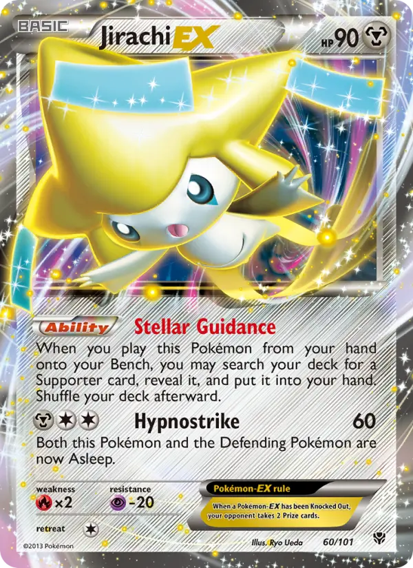 Jirachi-EX, Pokémon card