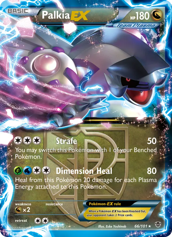 Palkia-EX, Pokémon card