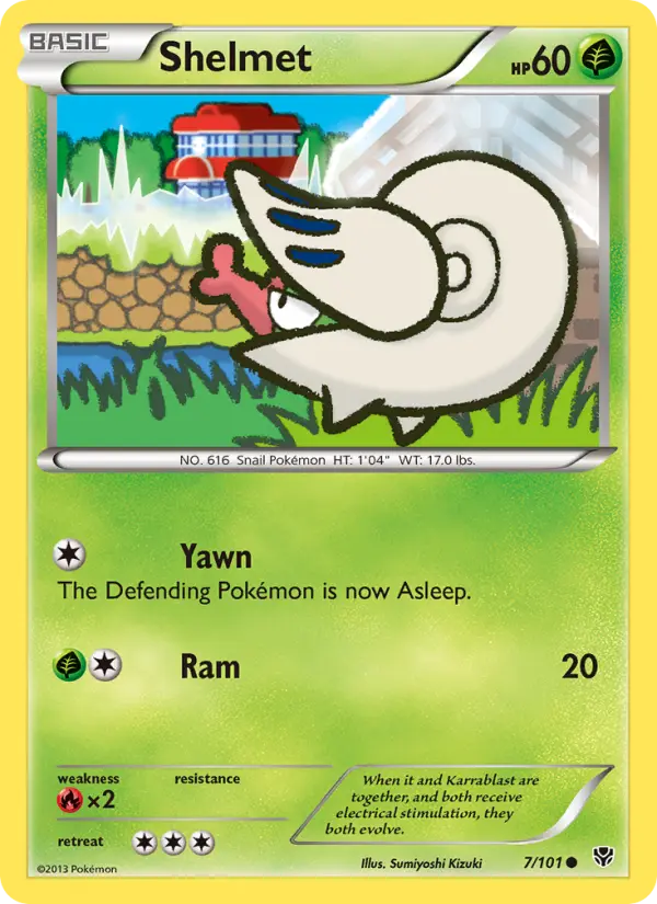 Shelmet, Pokémon card