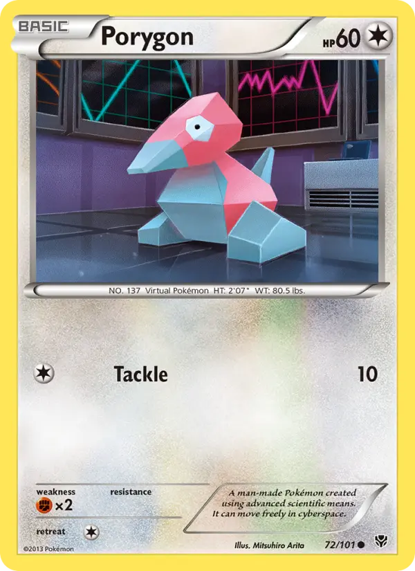 Porygon, Pokémon card
