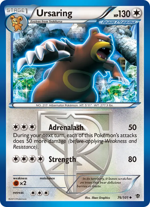 Ursaring, Pokémon card