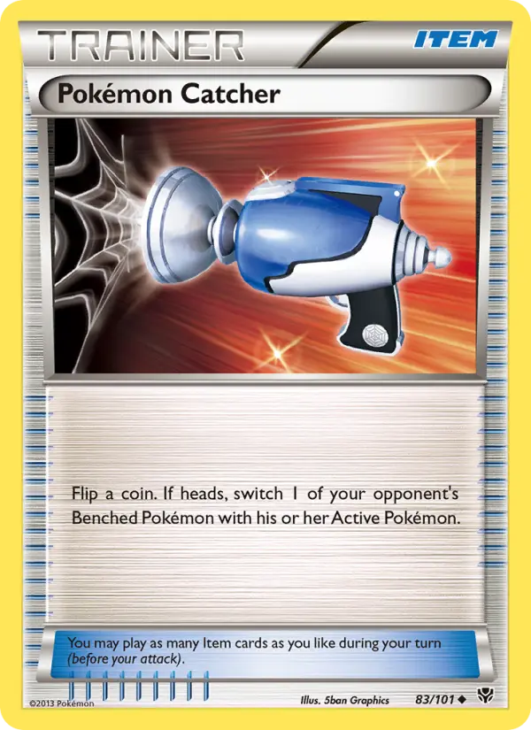 Pokémon Catcher, Pokémon card