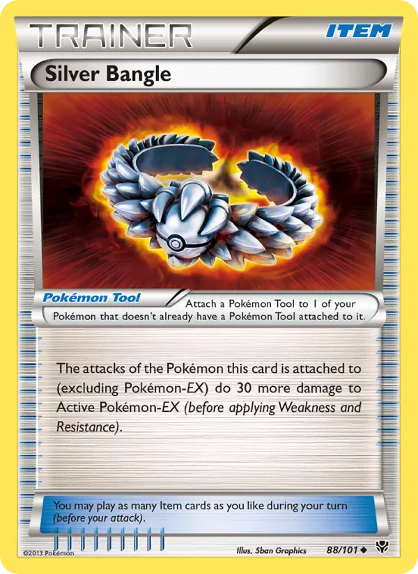 Silver Bangle, Pokémon card