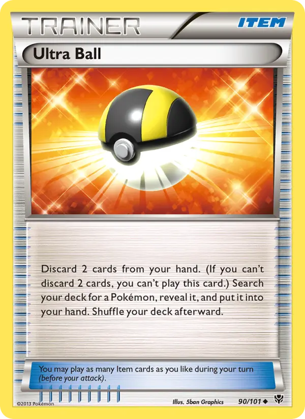 Ultra Ball, Pokémon card