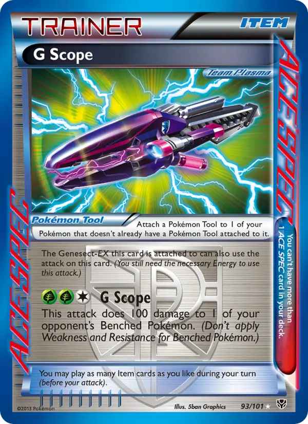 G Scope, Pokémon card
