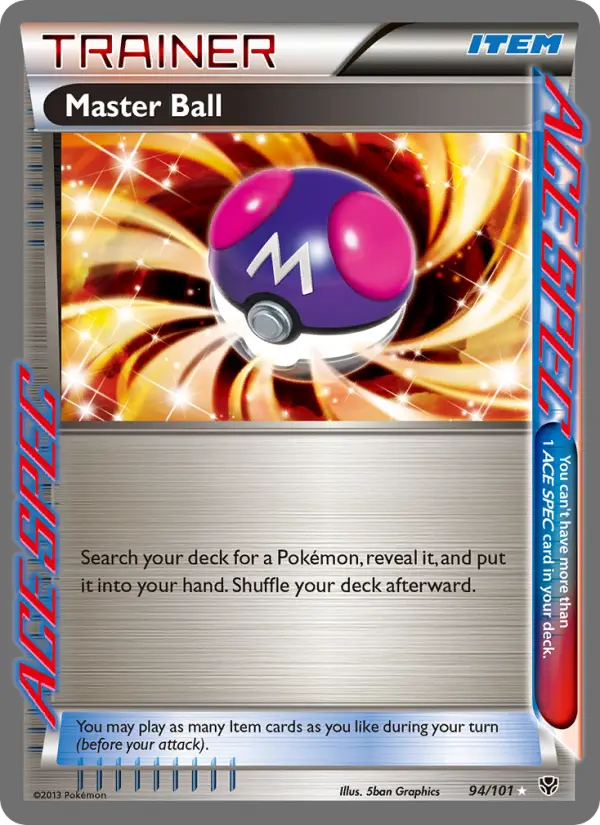 Master Ball, Pokémon card