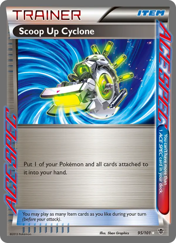 Scoop Up Cyclone, Pokémon card