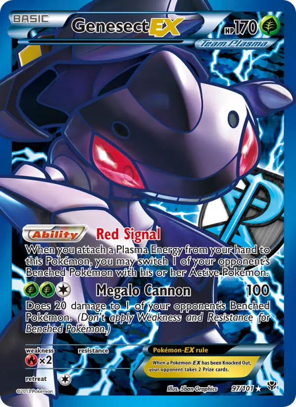 Genesect-EX, Pokémon card