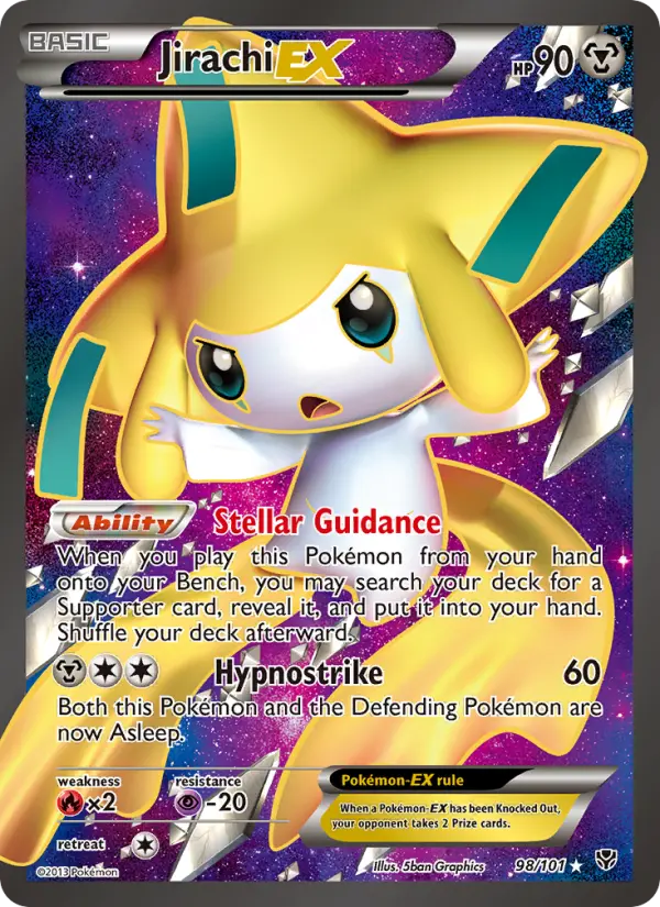 Jirachi-EX, Pokémon card