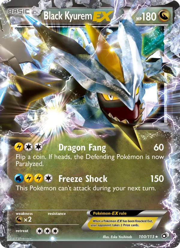 Black Kyurem-EX, Pokémon card