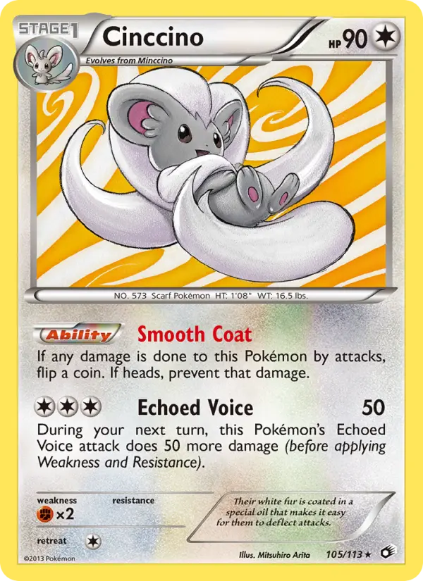 Cinccino, Pokémon card