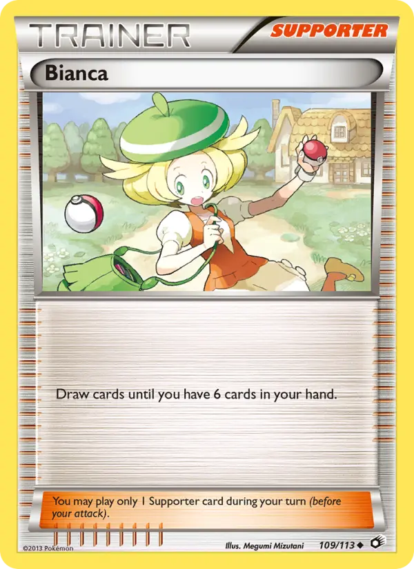 Bianca, Pokémon card