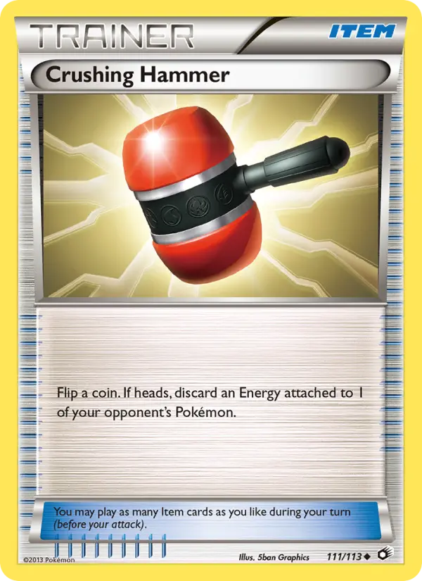 Crushing Hammer, Pokémon card