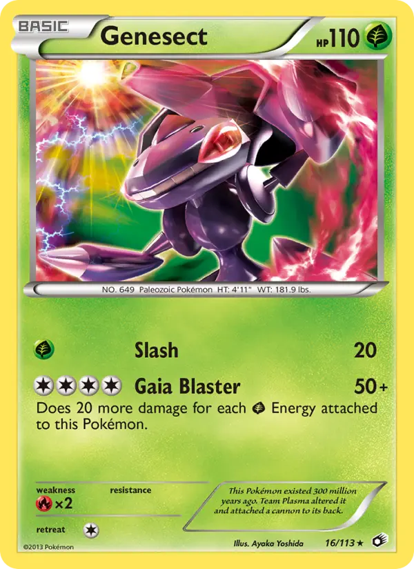 Genesect, Pokémon card