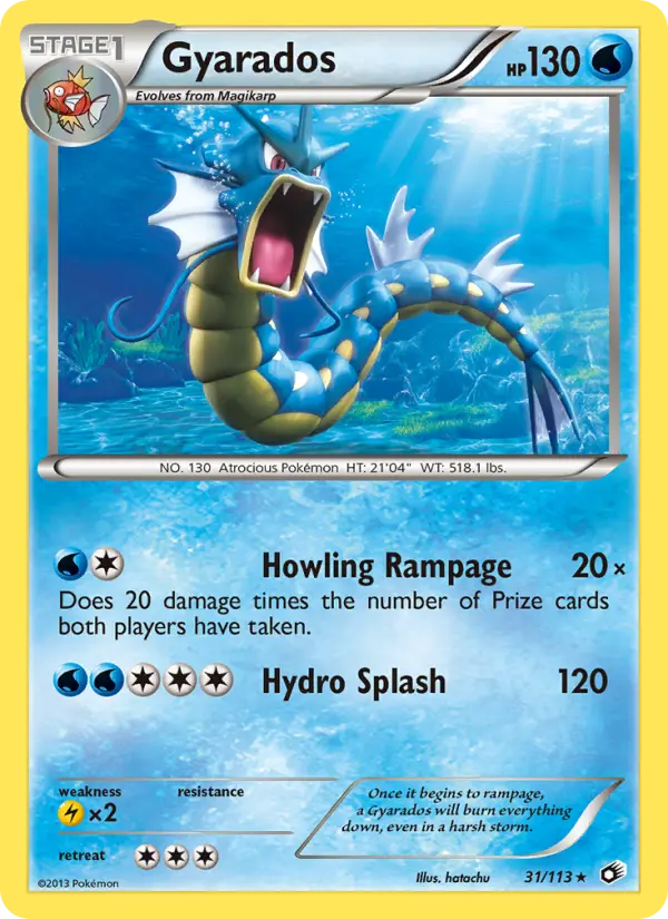 Gyarados, Pokémon card