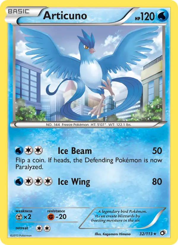 Articuno, Pokémon card