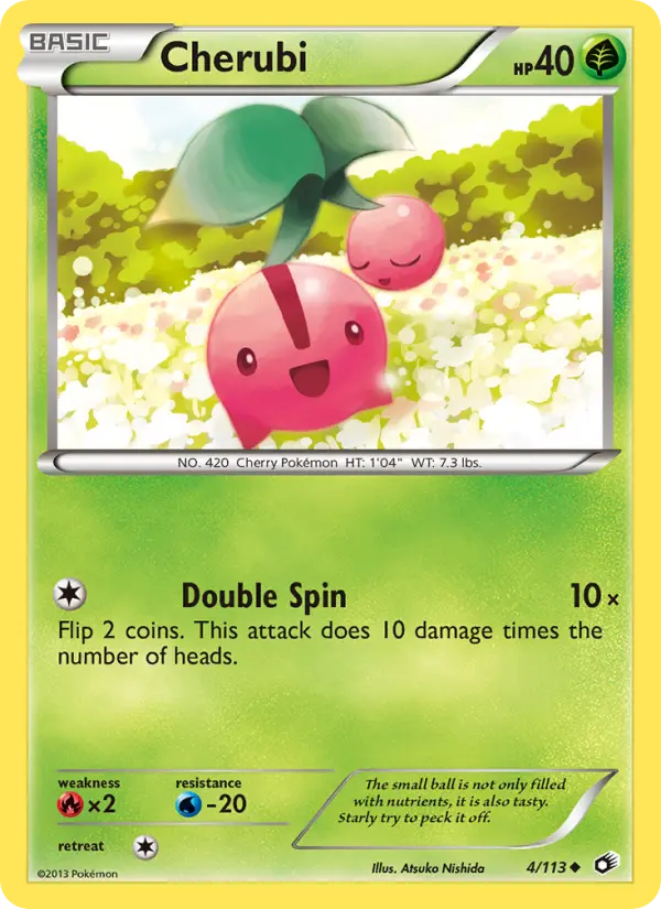 Cherubi, Pokémon card