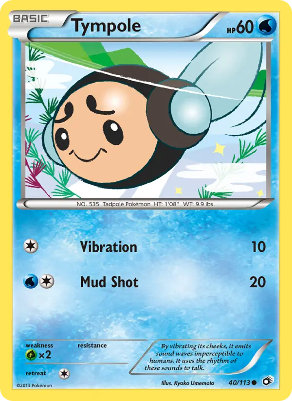 Tympole, Pokémon card