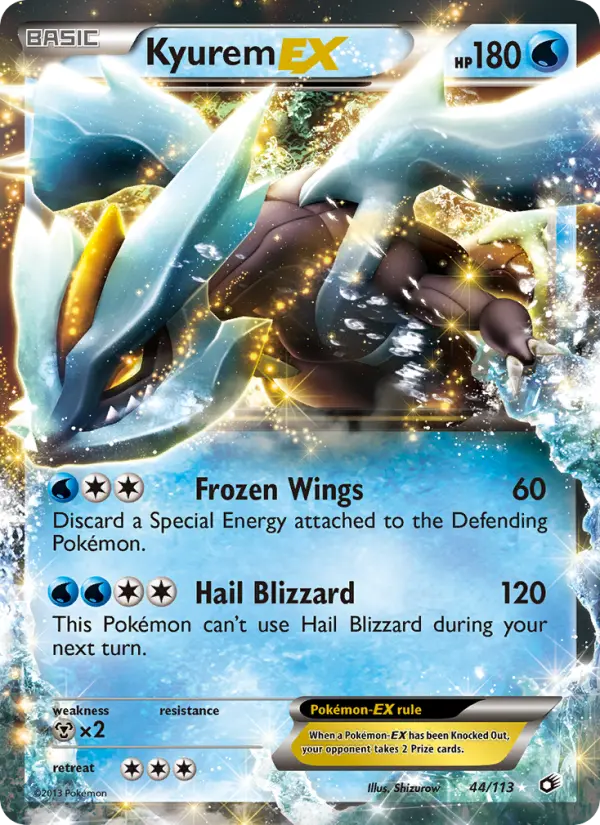 Kyurem-EX, Pokémon card