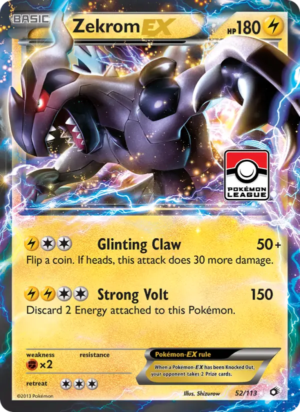 Zekrom-EX, Pokémon card