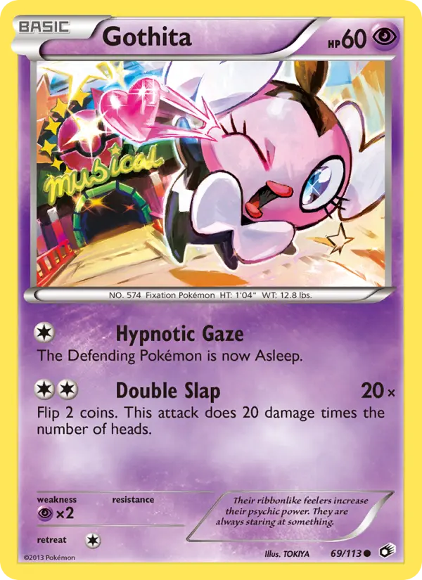 Gothita, Pokémon card