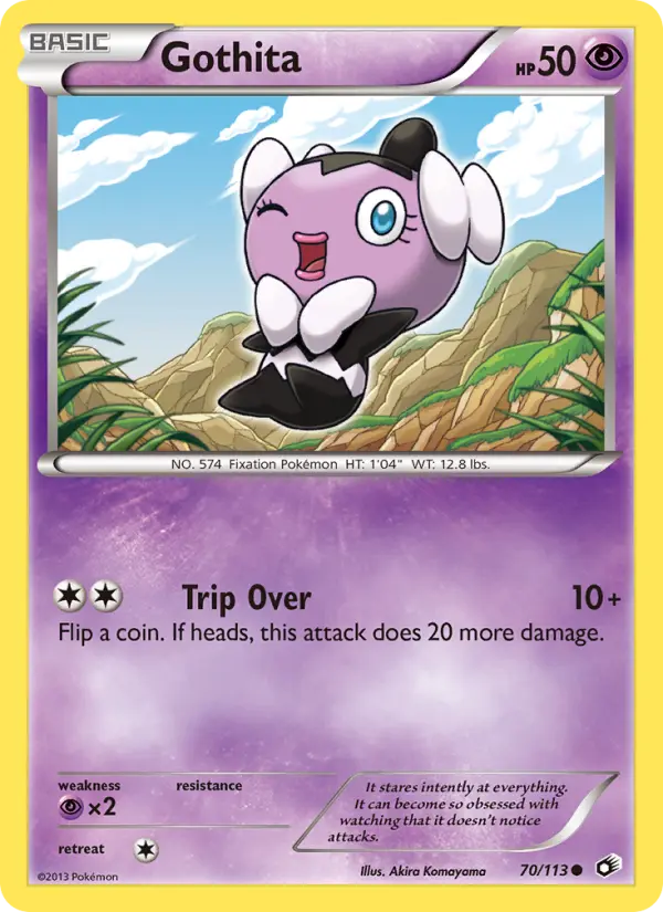 Gothita, Pokémon card
