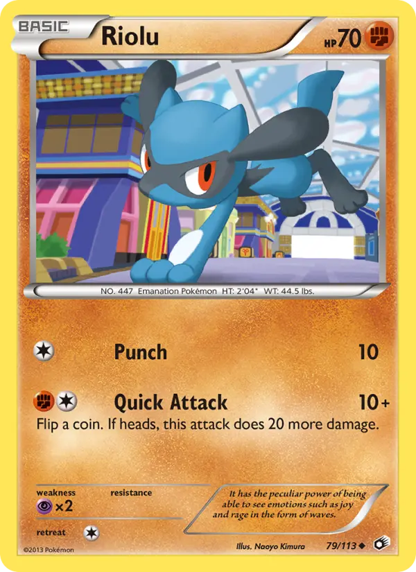 Riolu, Pokémon card
