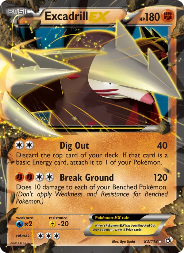 Excadrill-EX, Pokémon card