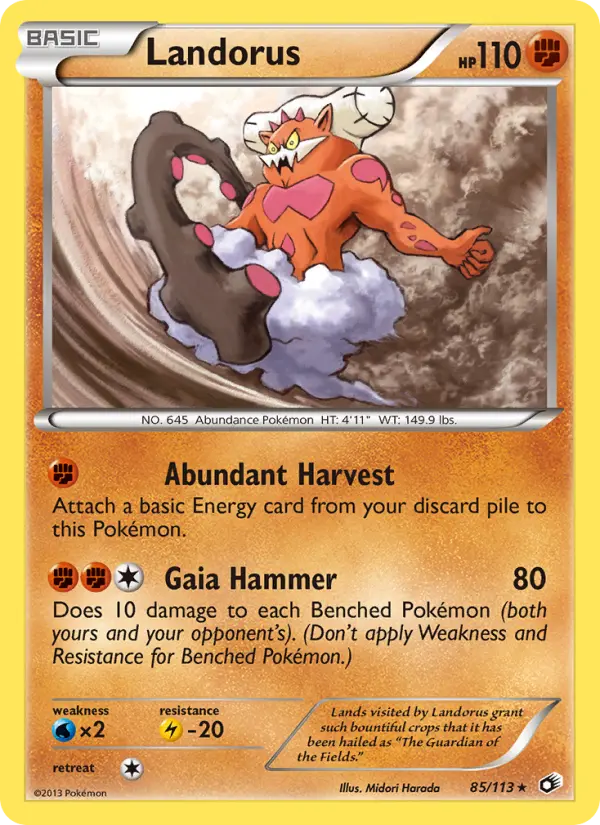 Landorus, Pokémon card