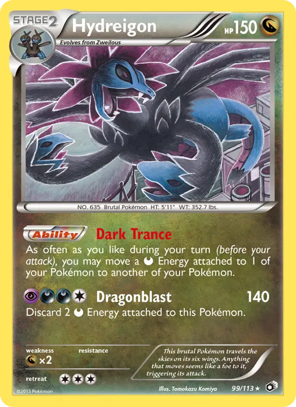 Hydreigon, Pokémon card