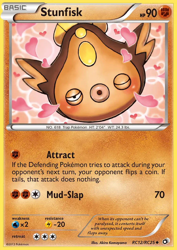 Stunfisk, Pokémon card