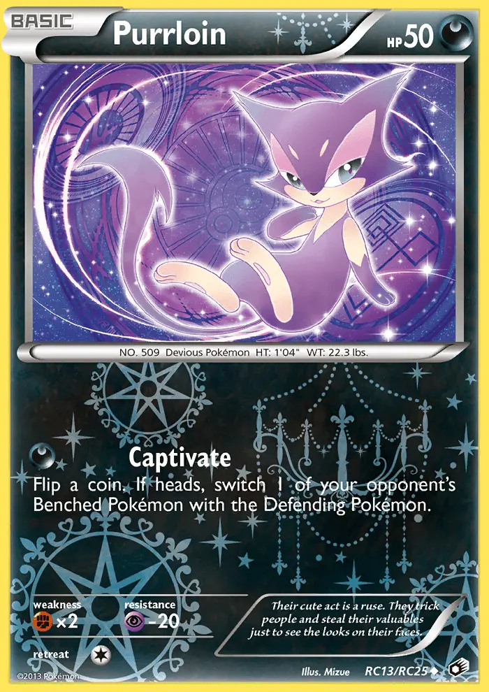 Purrloin, Pokémon card