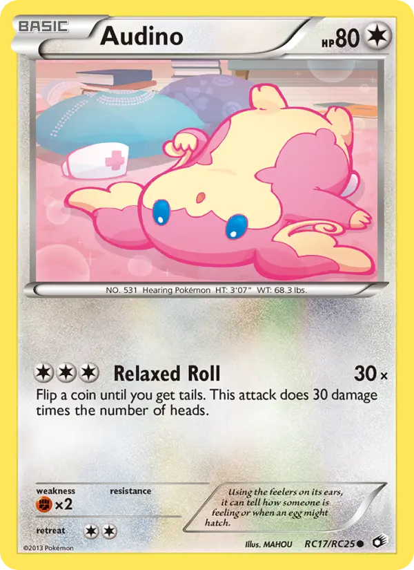 Audino, Pokémon card