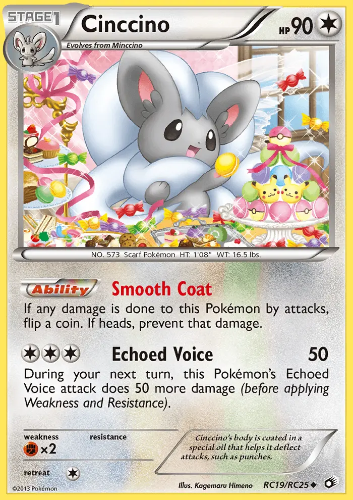 Cinccino, Pokémon card
