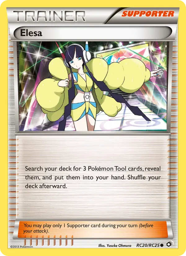 Elesa, Pokémon card