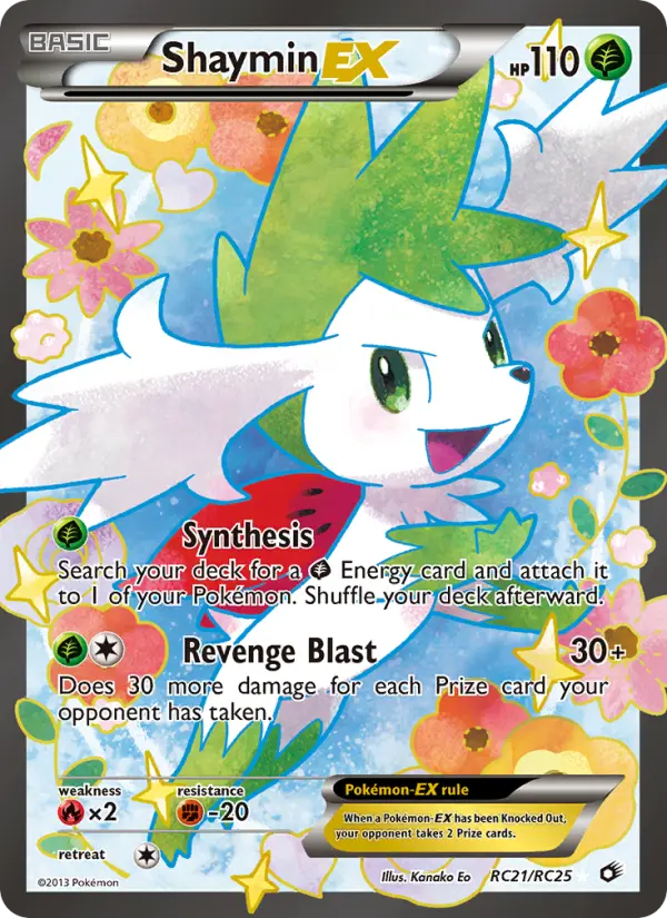 Shaymin-EX, Pokémon card