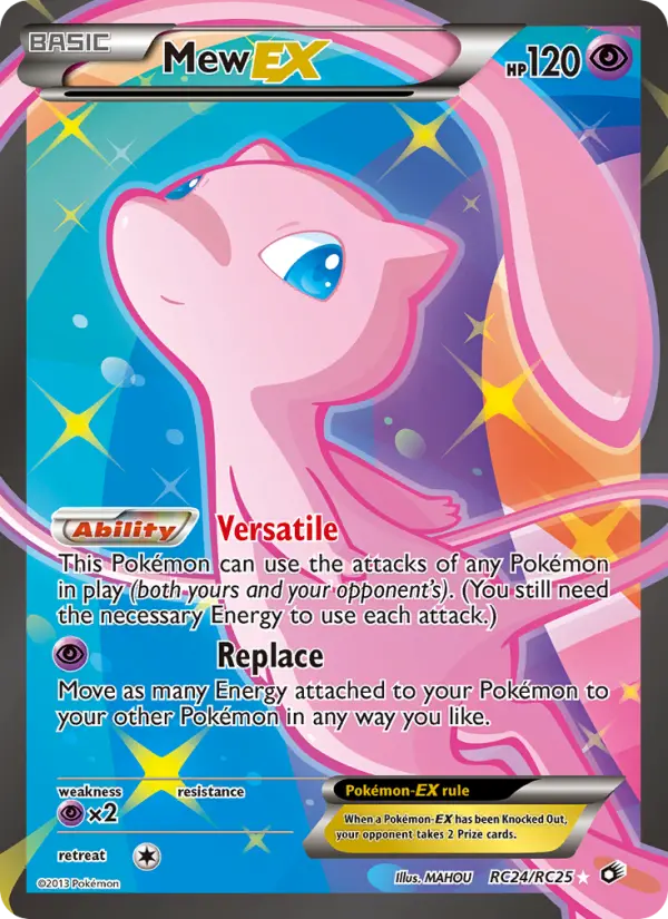 Mew-EX, Pokémon card