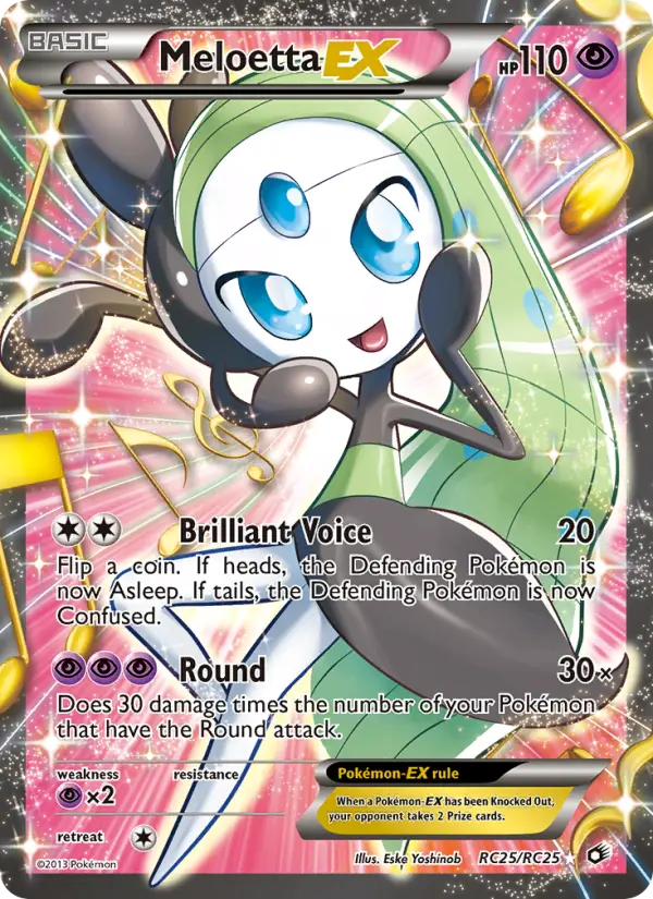 Meloetta-EX, Pokémon card