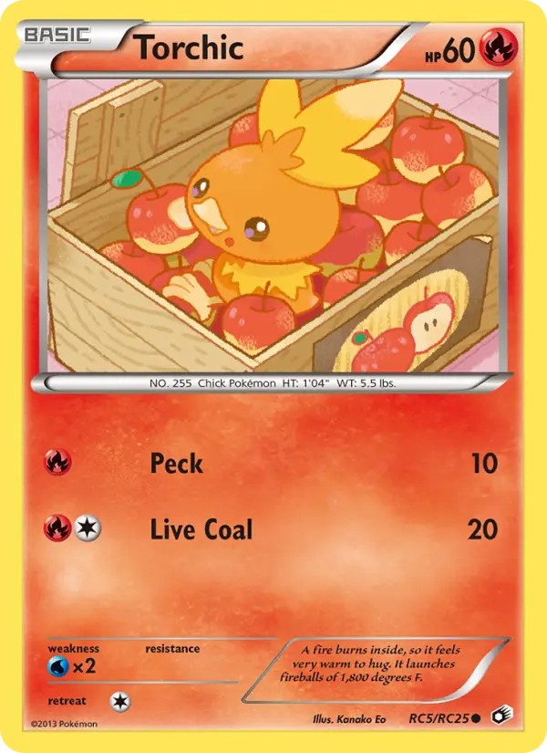 Torchic, Pokémon card
