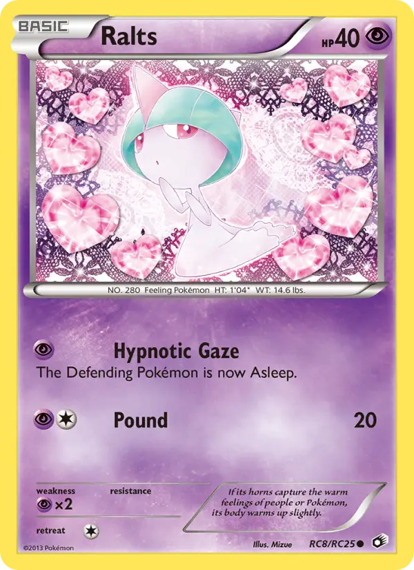 Ralts, Pokémon card