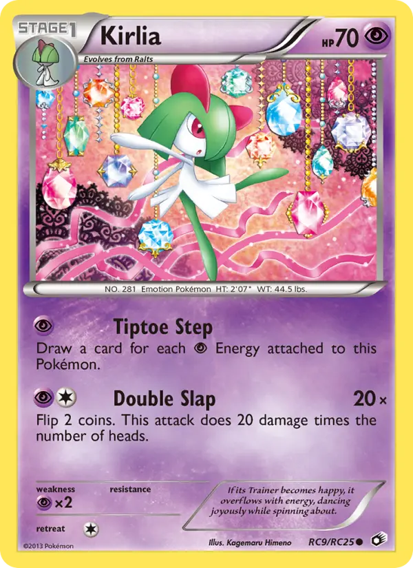 Kirlia, Pokémon card