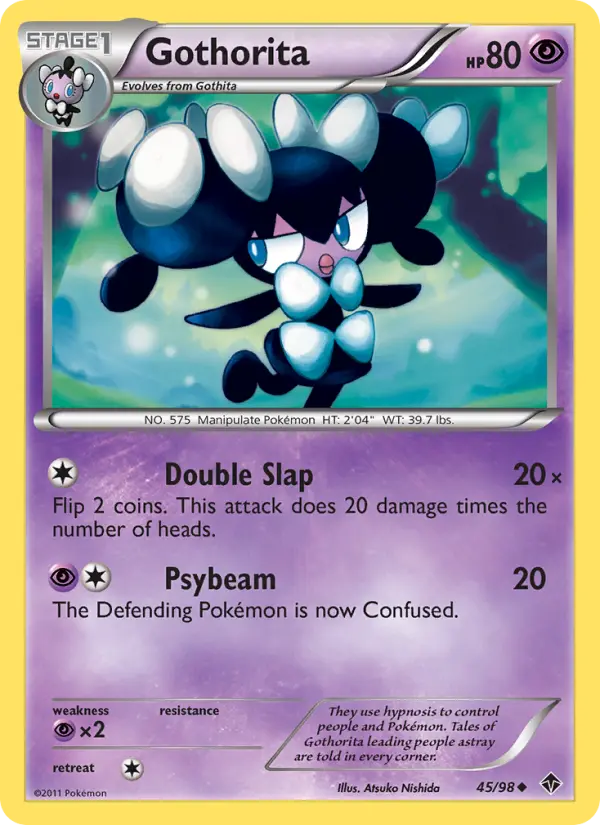 Gothorita, Pokémon card