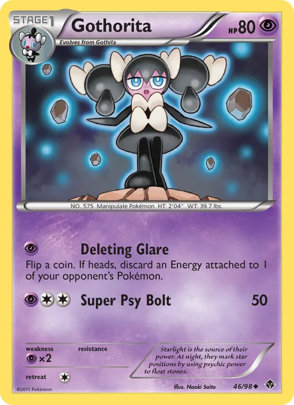 Gothorita, Pokémon card