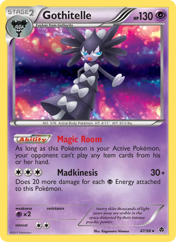 Gothitelle, Pokémon card