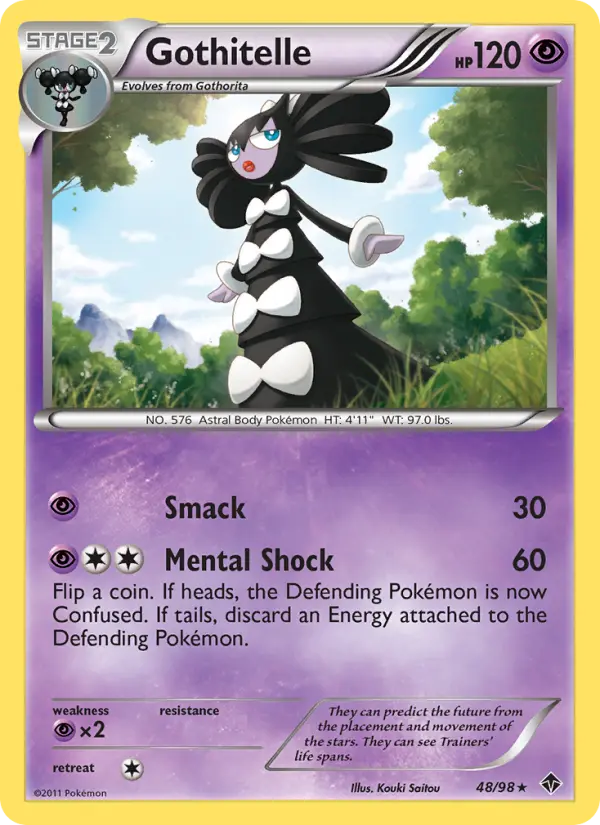 Gothitelle, Pokémon card