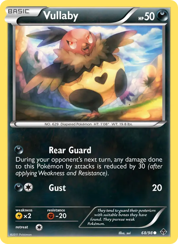 Vullaby, Pokémon card