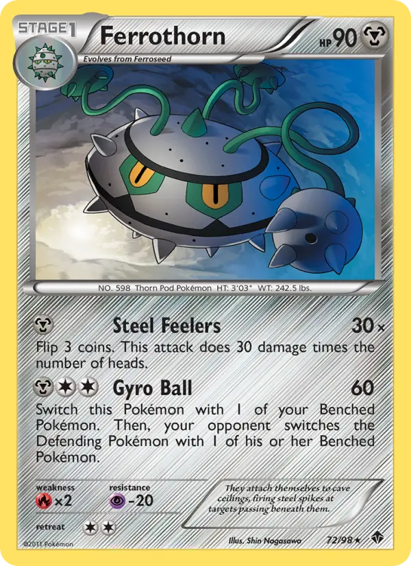 Ferrothorn, Pokémon card