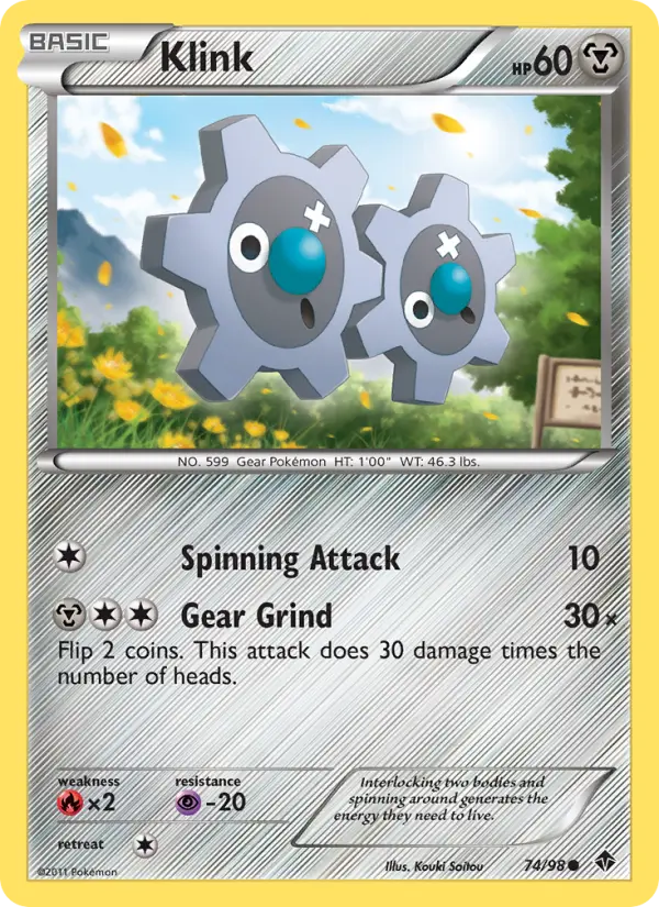 Klink, Pokémon card