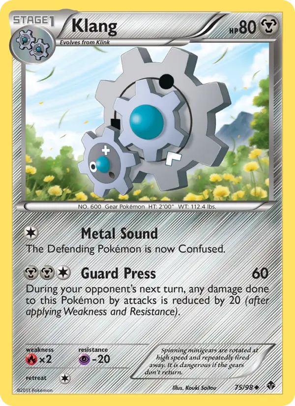 Klang, Pokémon card
